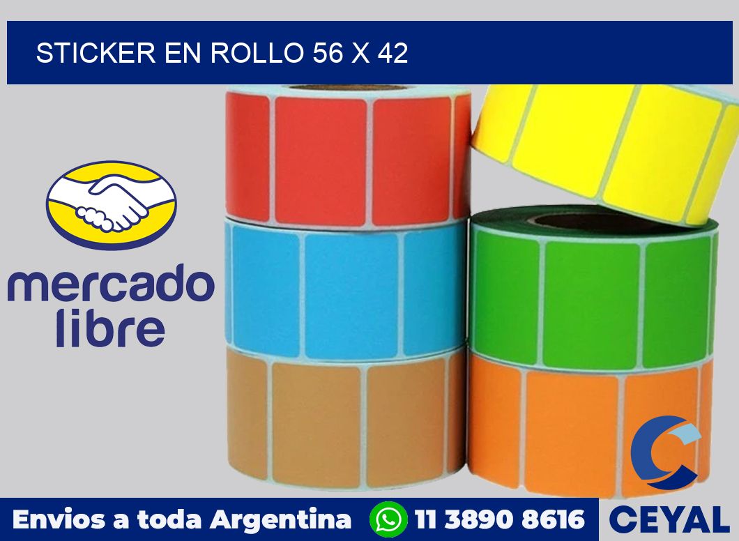 sticker en rollo 56 x 42