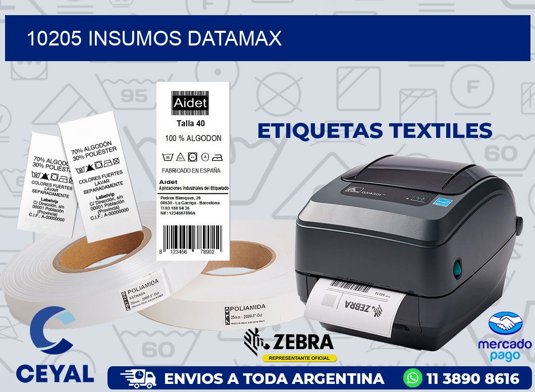 10205 INSUMOS DATAMAX