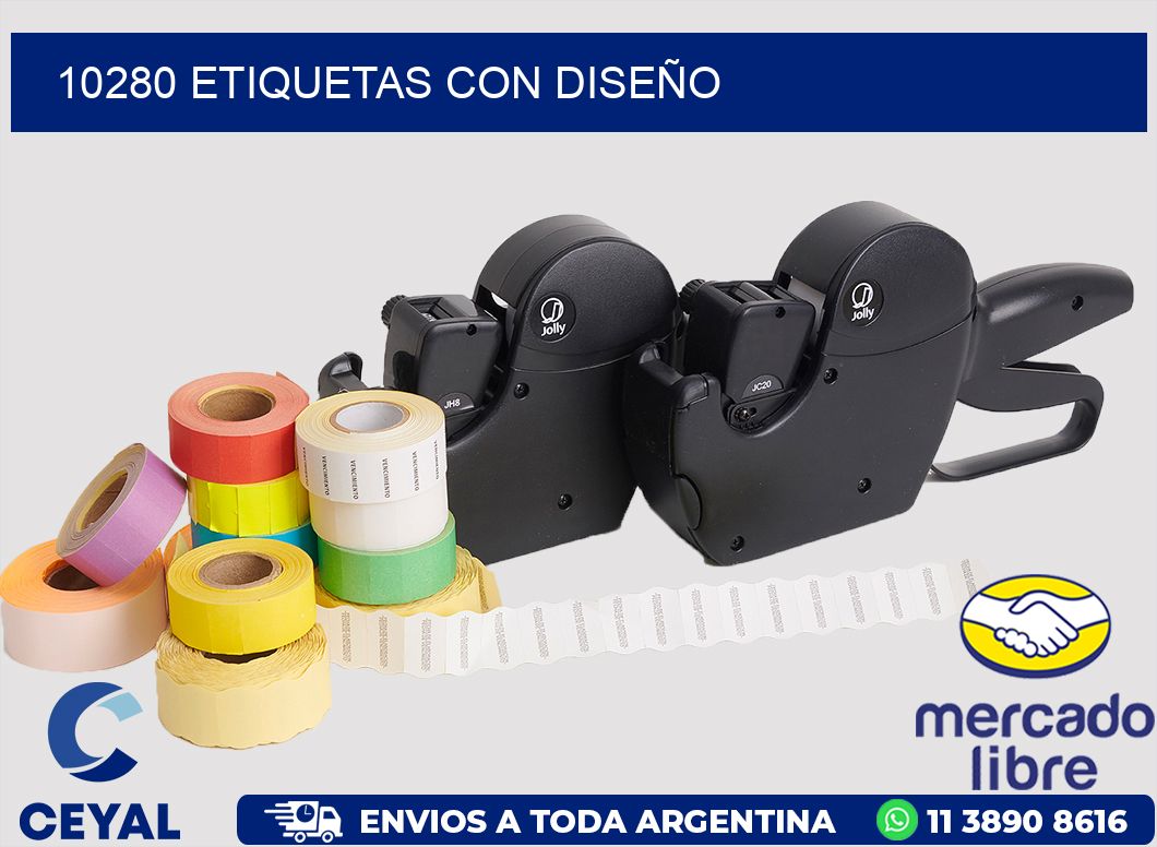 10280 ETIQUETAS CON DISEÑO