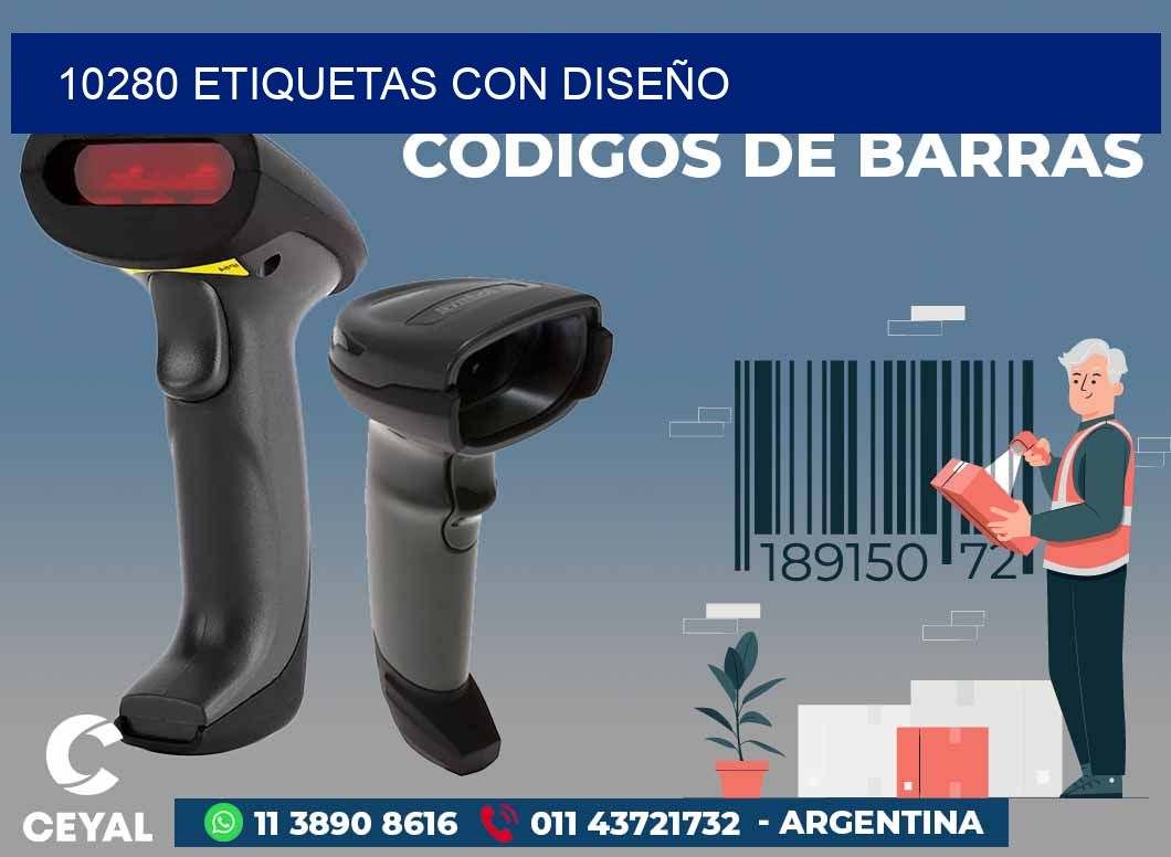 10280 ETIQUETAS CON DISEÑO