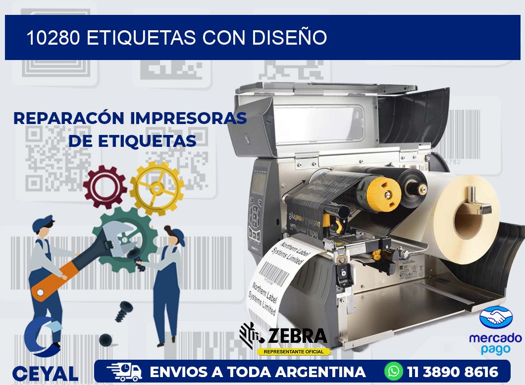 10280 ETIQUETAS CON DISEÑO