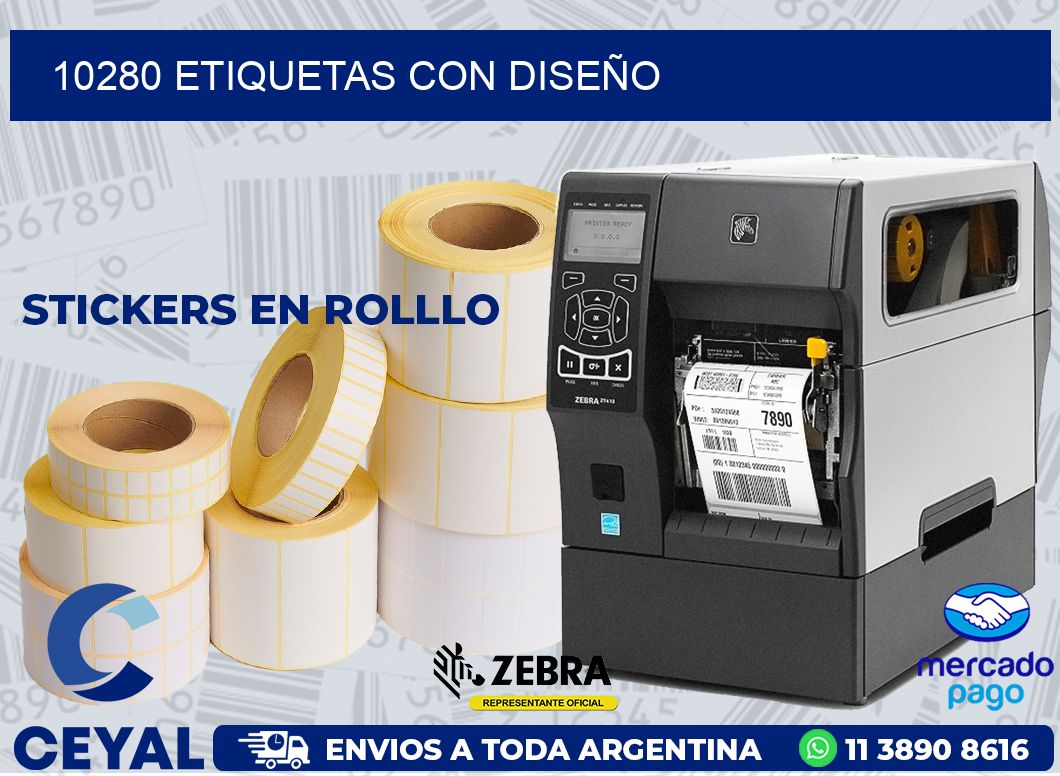 10280 ETIQUETAS CON DISEÑO