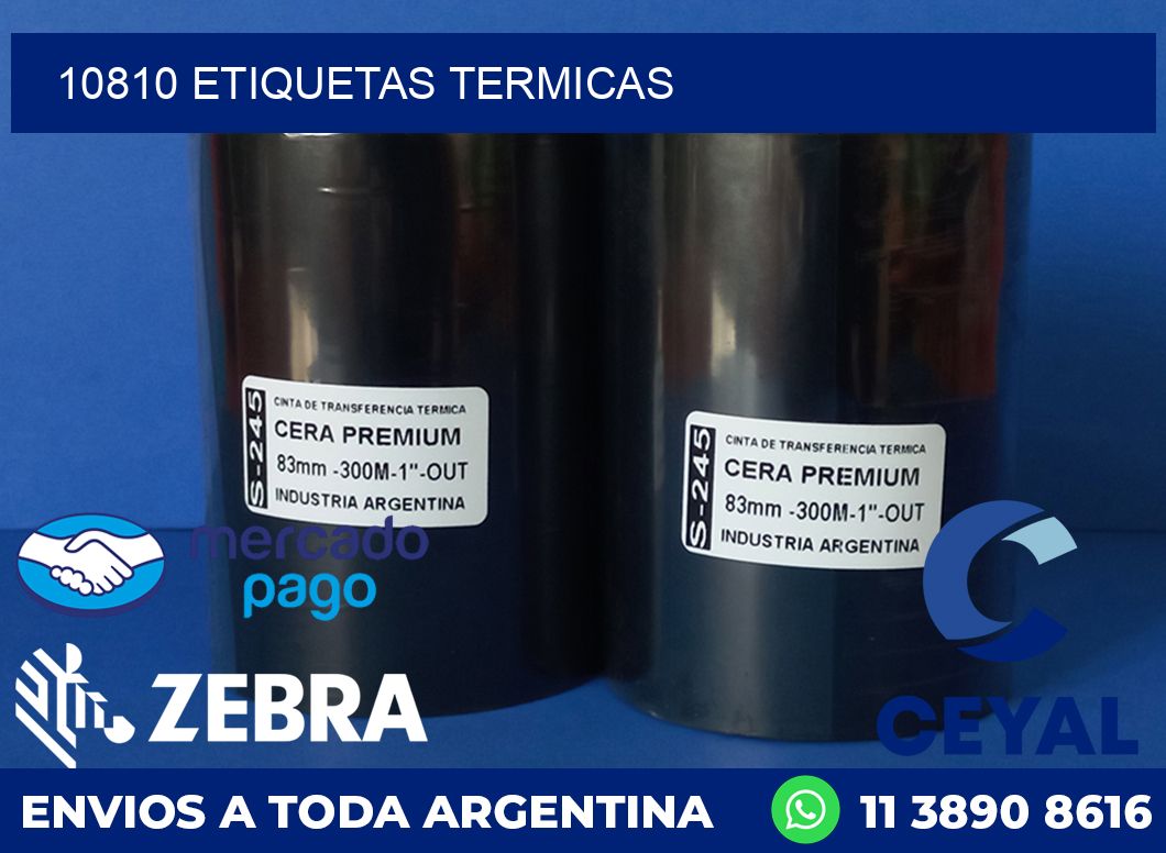 10810 ETIQUETAS TERMICAS