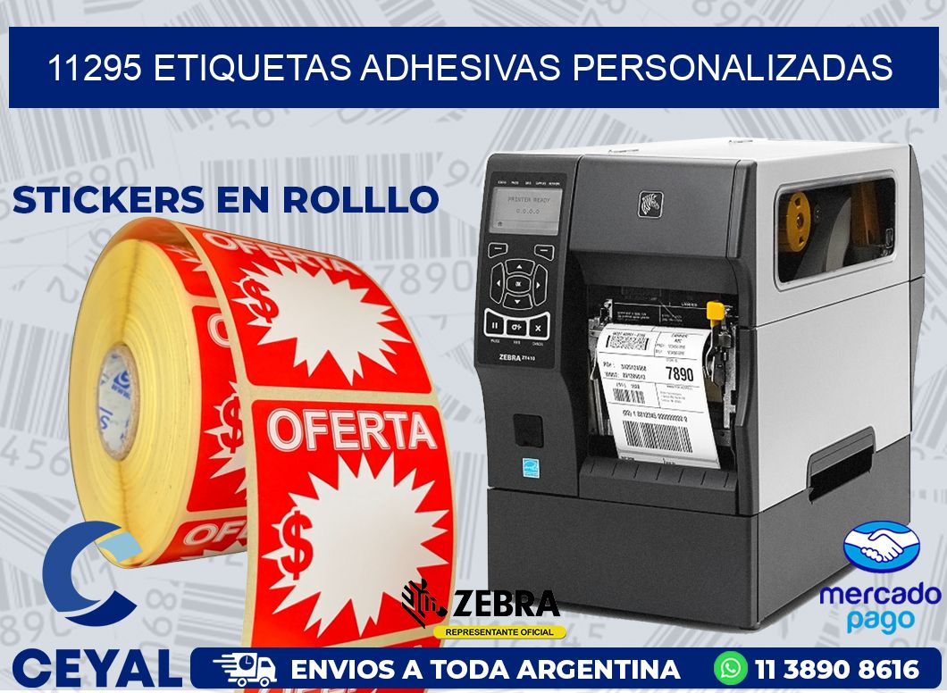 11295 ETIQUETAS ADHESIVAS PERSONALIZADAS