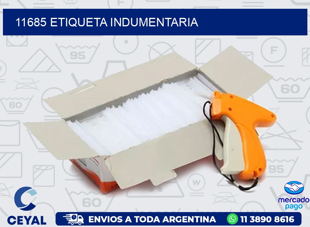 11685 ETIQUETA INDUMENTARIA