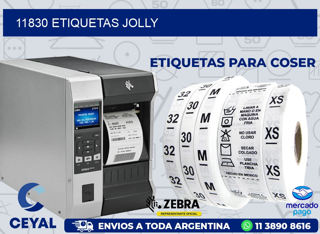 11830 ETIQUETAS JOLLY