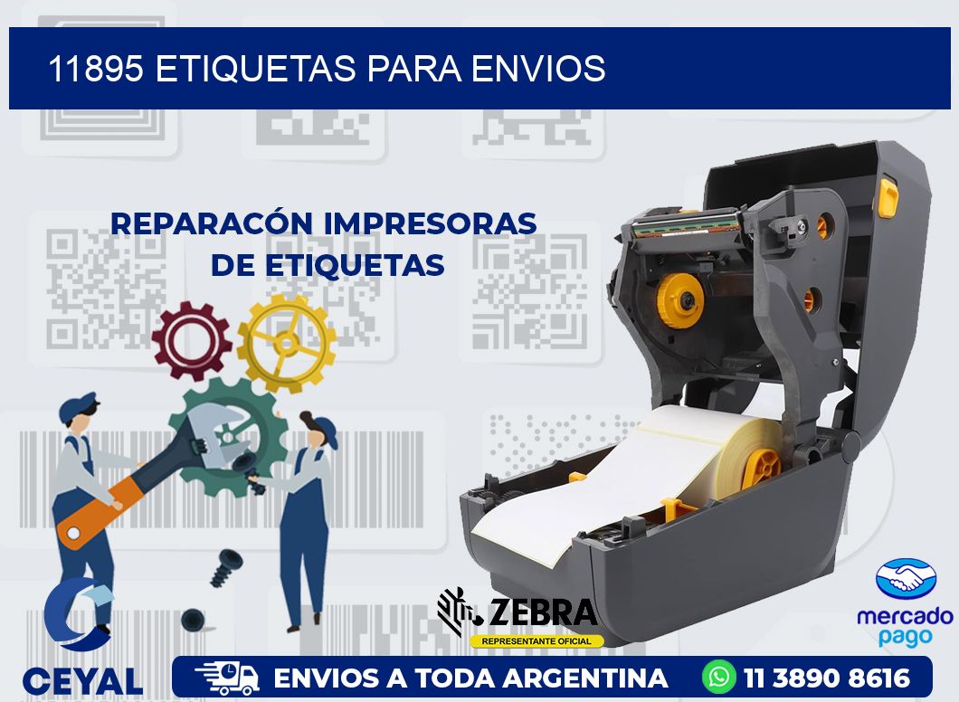 11895 ETIQUETAS PARA ENVIOS
