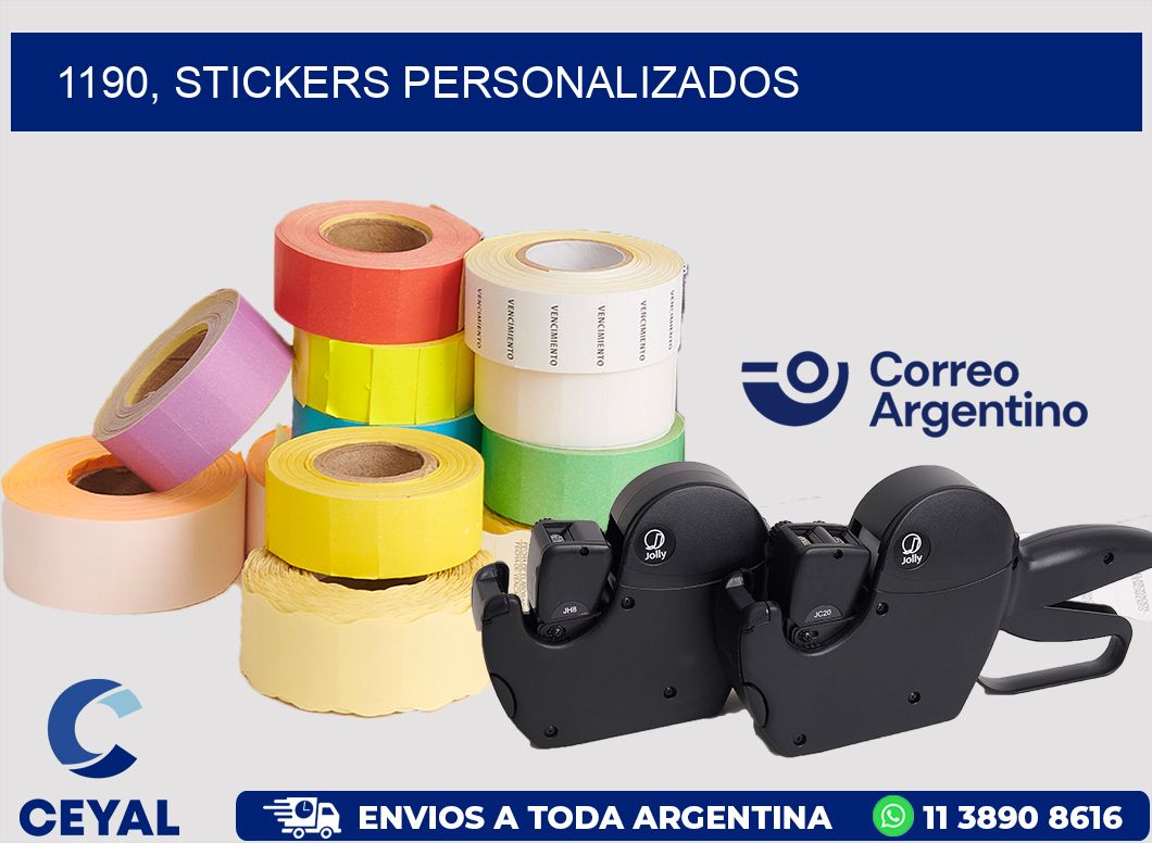 1190, stickers personalizados