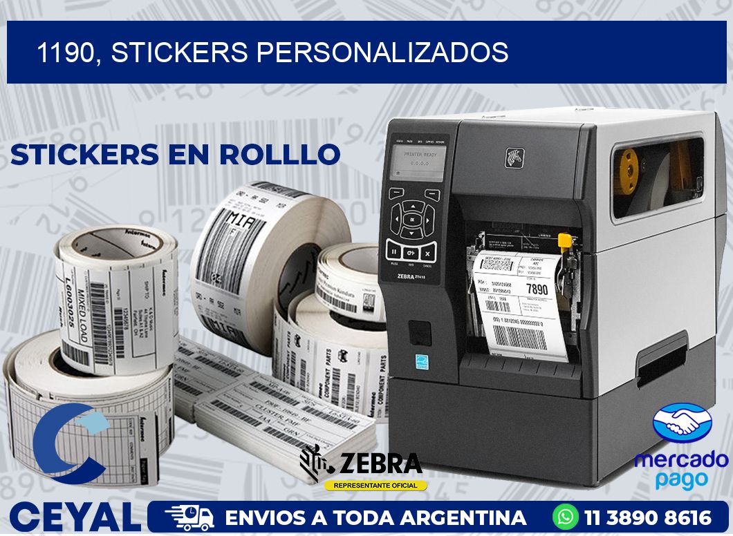 1190, stickers personalizados