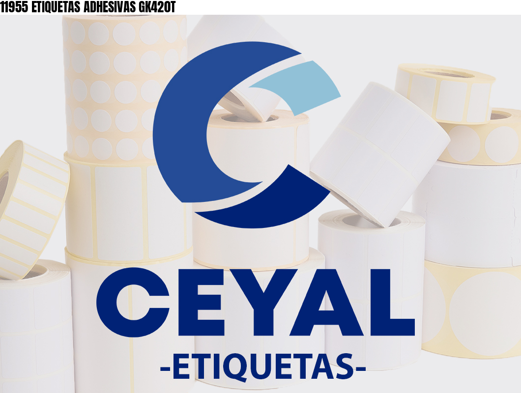 11955 ETIQUETAS ADHESIVAS GK420T