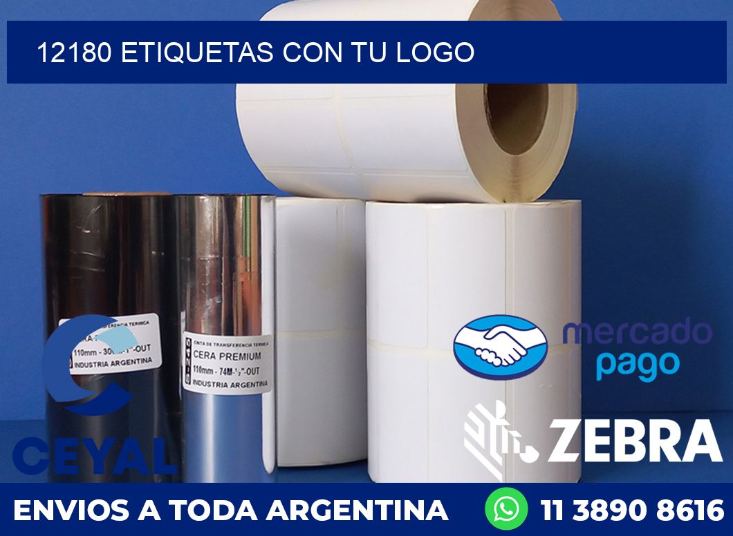 12180 ETIQUETAS CON TU LOGO