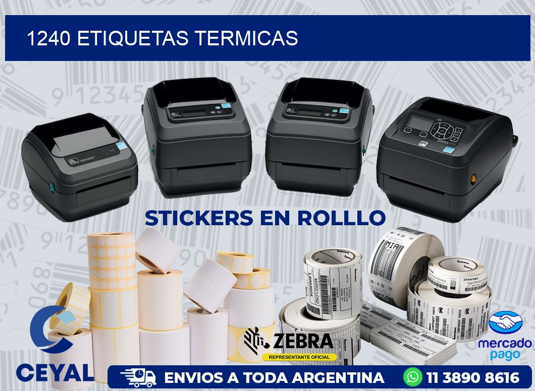 1240 ETIQUETAS TERMICAS