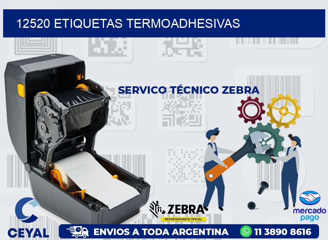12520 ETIQUETAS TERMOADHESIVAS