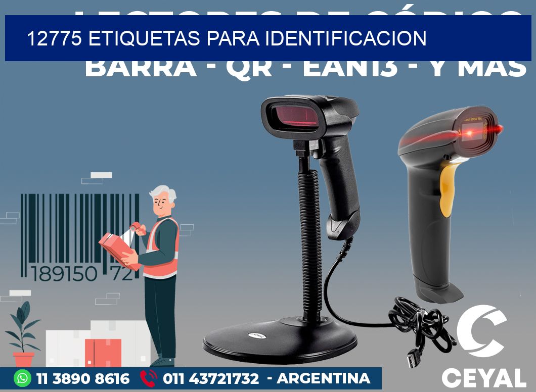 12775 ETIQUETAS PARA IDENTIFICACION