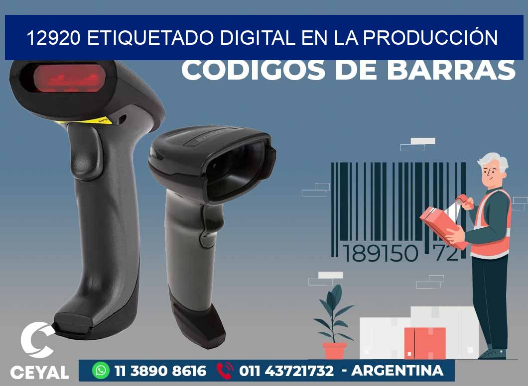 12920 ETIQUETADO DIGITAL EN LA PRODUCCIÓN