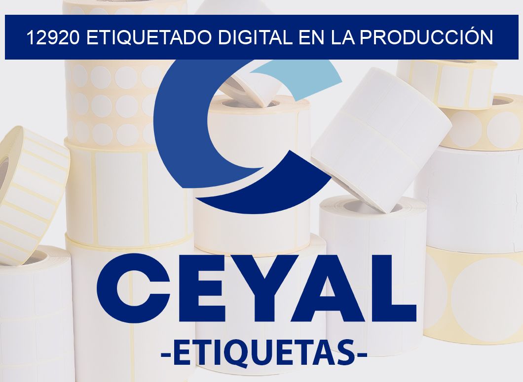 12920 ETIQUETADO DIGITAL EN LA PRODUCCIÓN