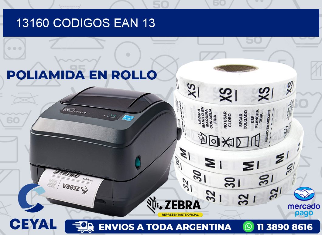 13160 CODIGOS EAN 13