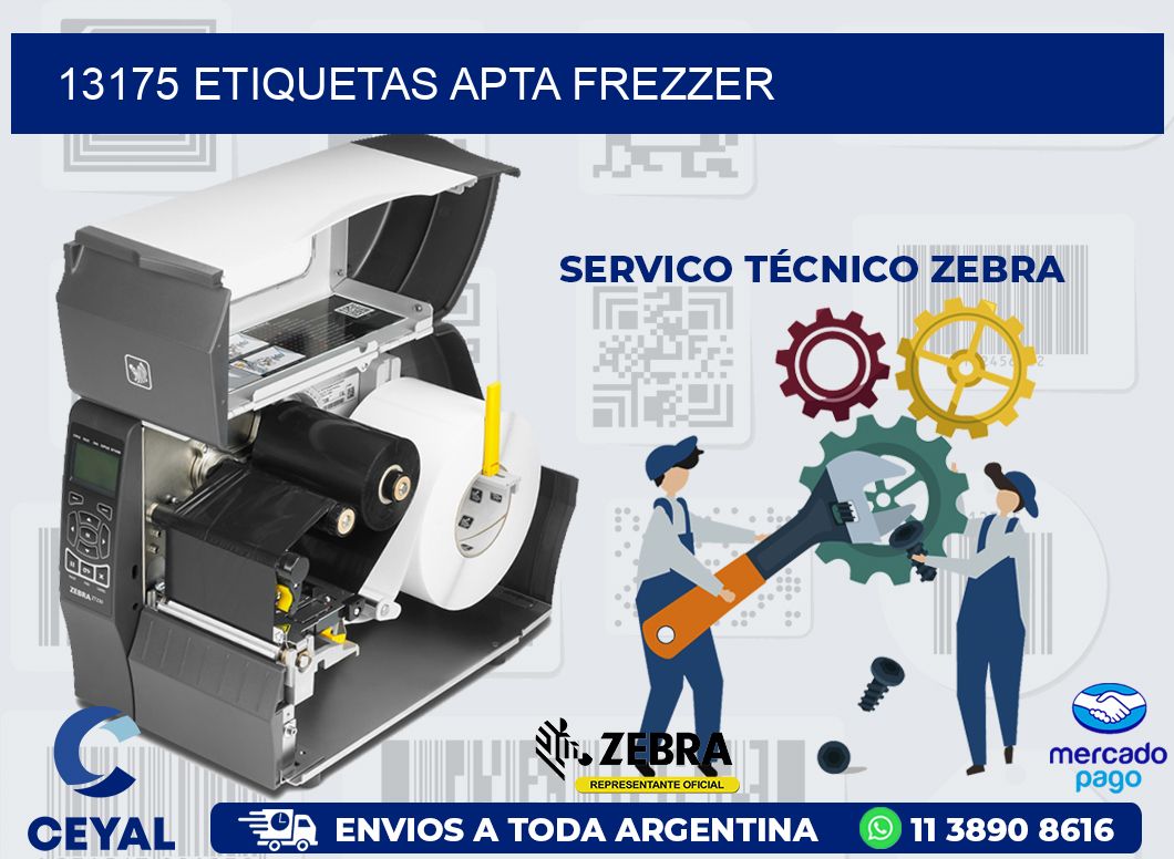 13175 ETIQUETAS APTA FREZZER