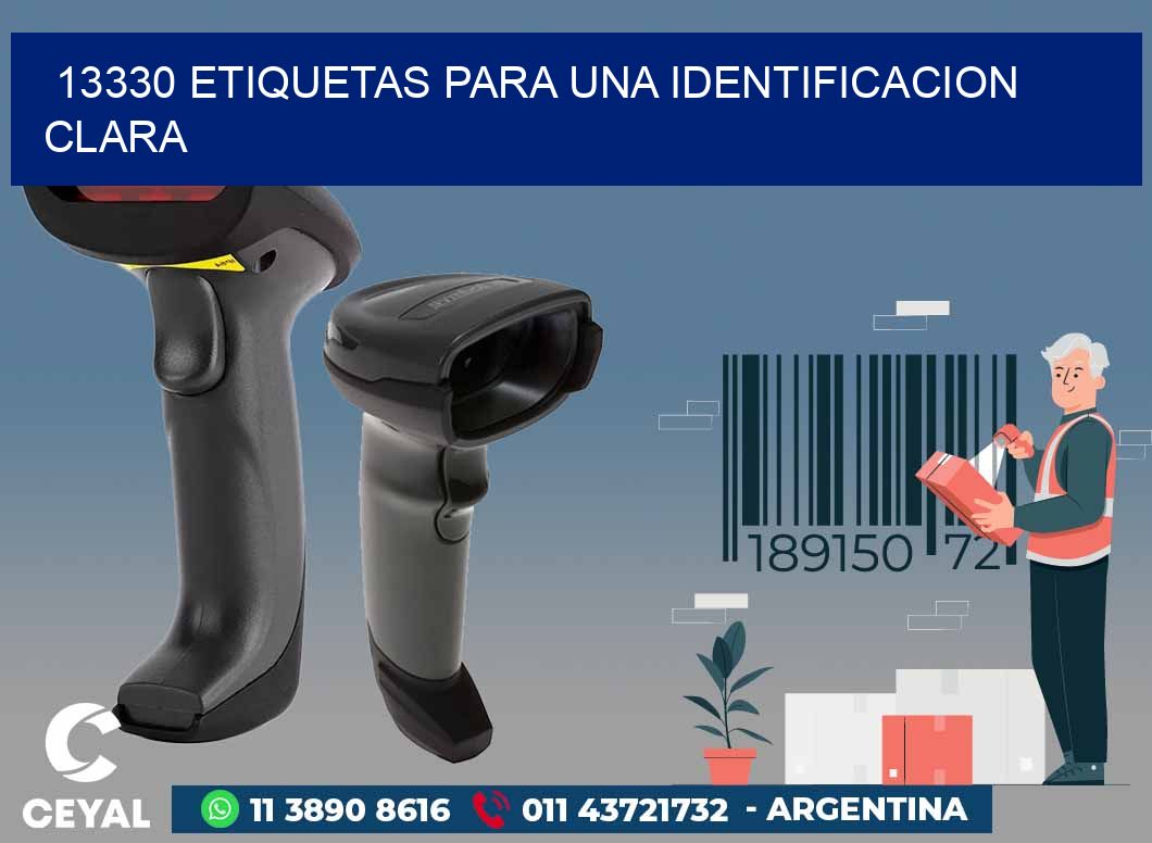 13330 ETIQUETAS PARA UNA IDENTIFICACION CLARA