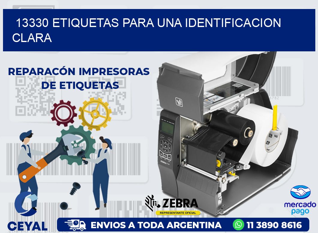 13330 ETIQUETAS PARA UNA IDENTIFICACION CLARA
