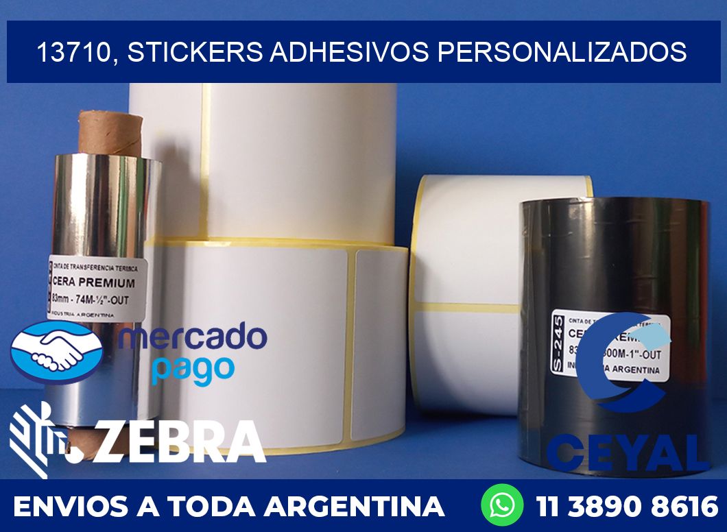 13710, stickers adhesivos personalizados