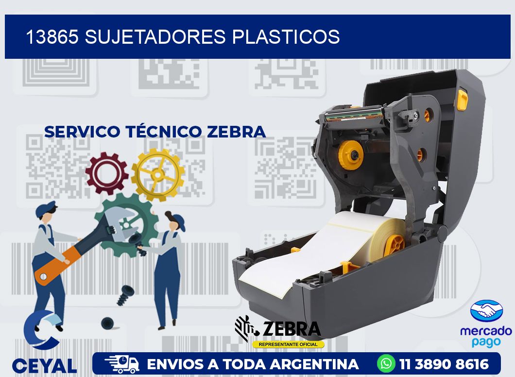 13865 SUJETADORES PLASTICOS