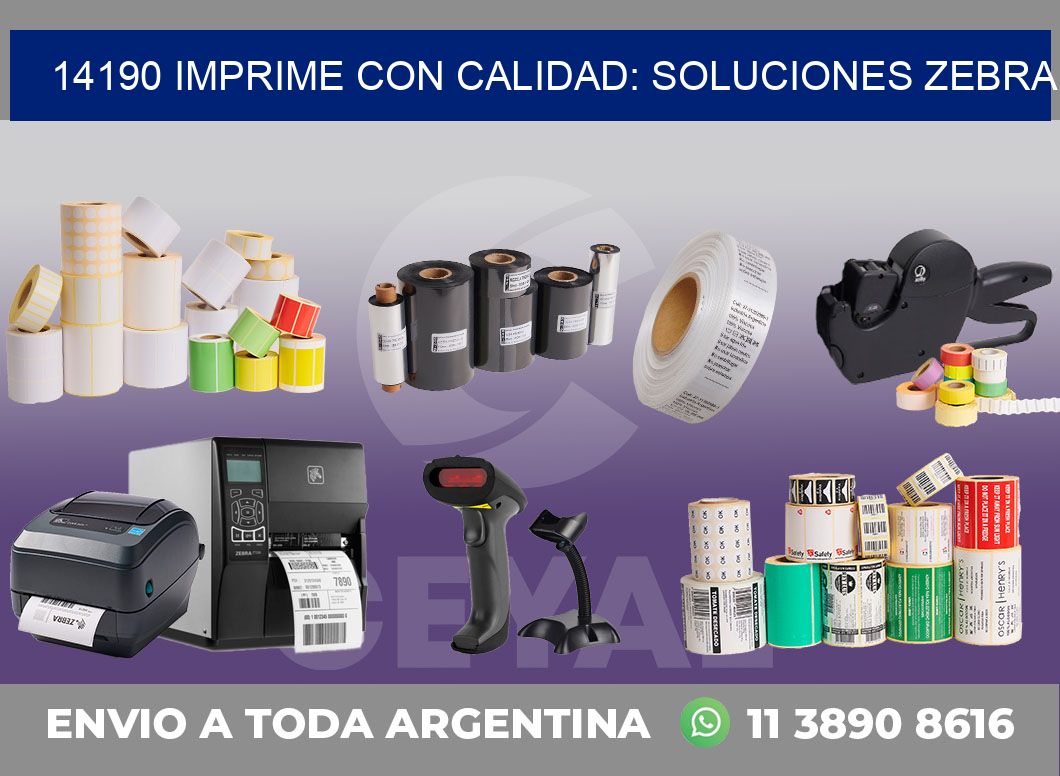 14190 IMPRIME CON CALIDAD: SOLUCIONES ZEBRA