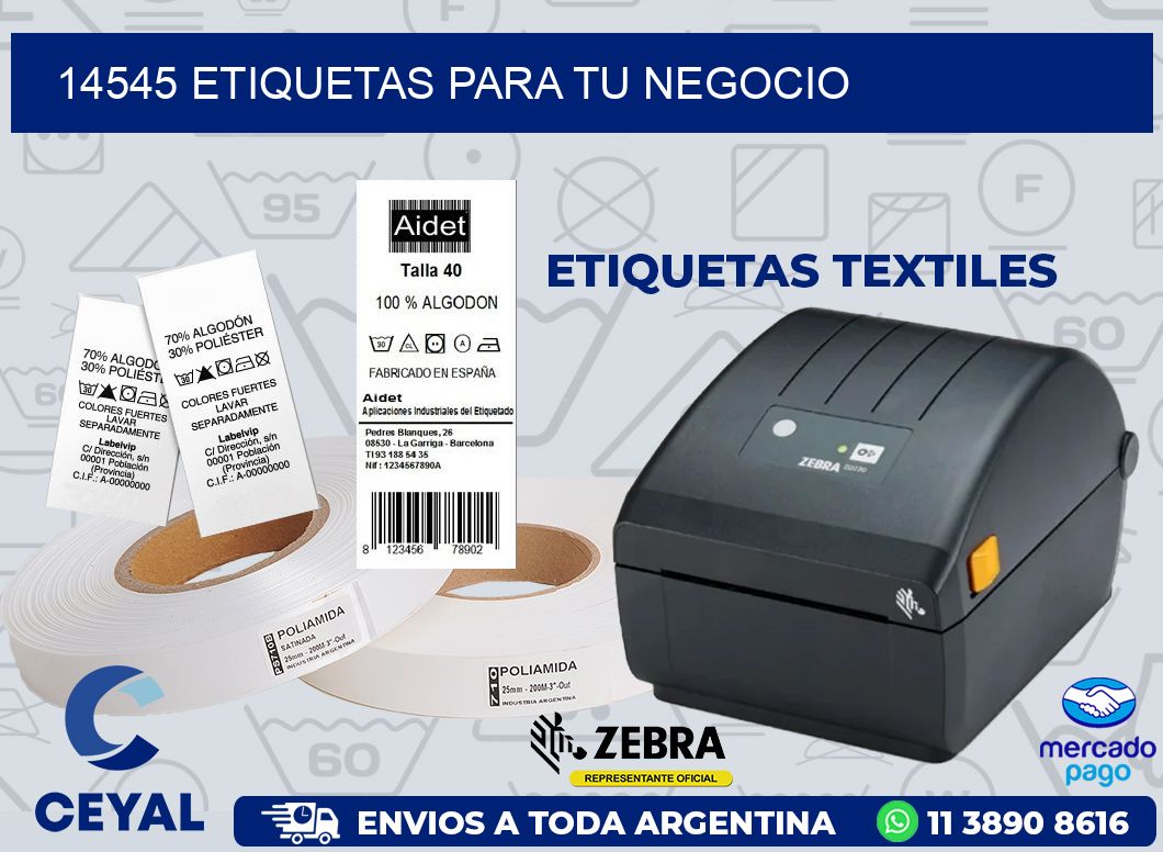 14545 ETIQUETAS PARA TU NEGOCIO