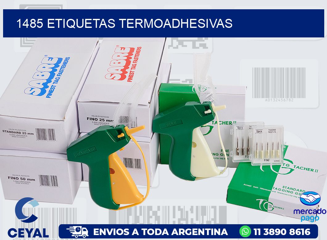 1485 ETIQUETAS TERMOADHESIVAS