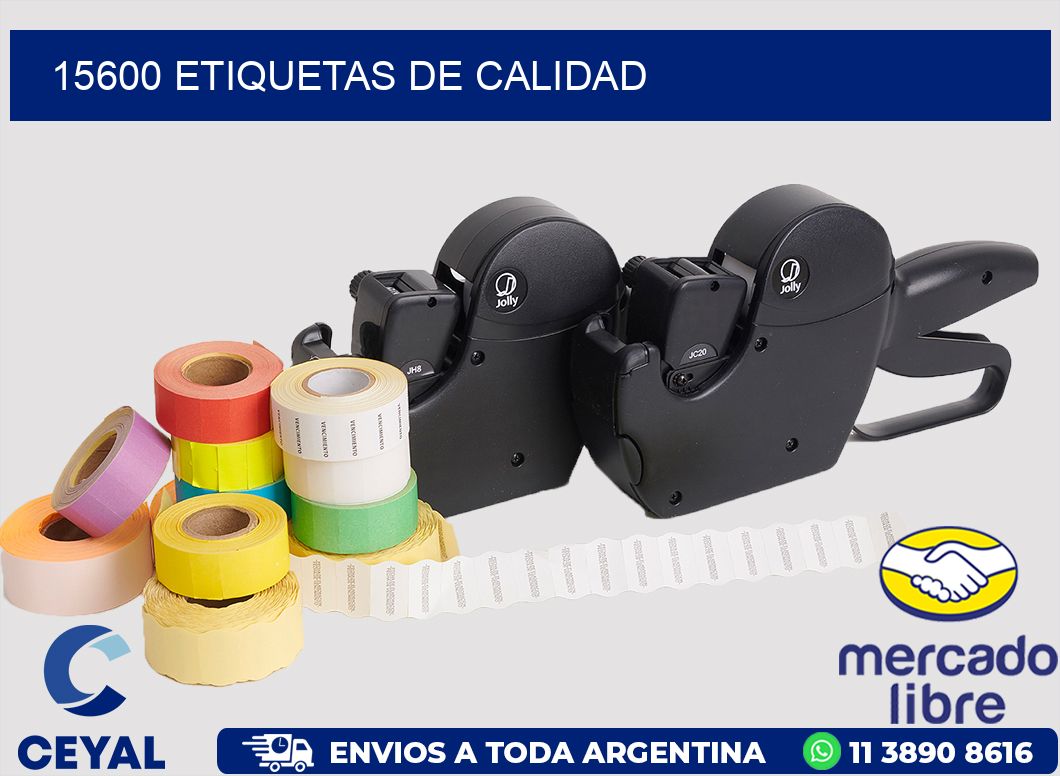 15600 ETIQUETAS DE CALIDAD