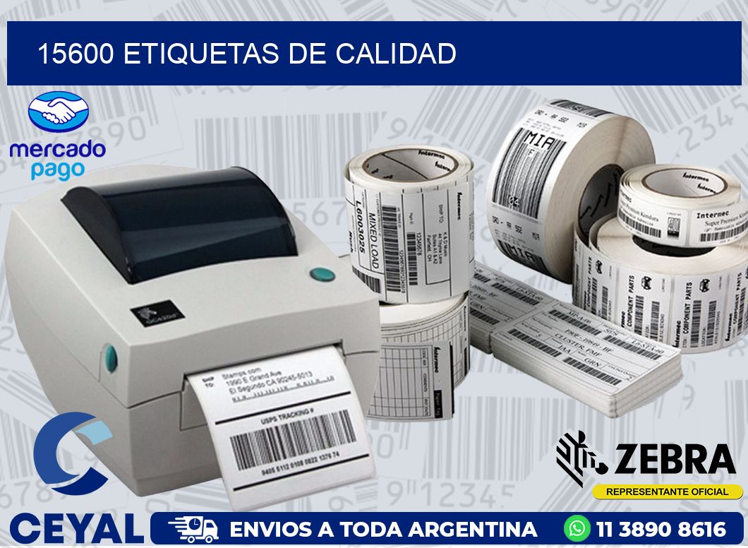 15600 ETIQUETAS DE CALIDAD