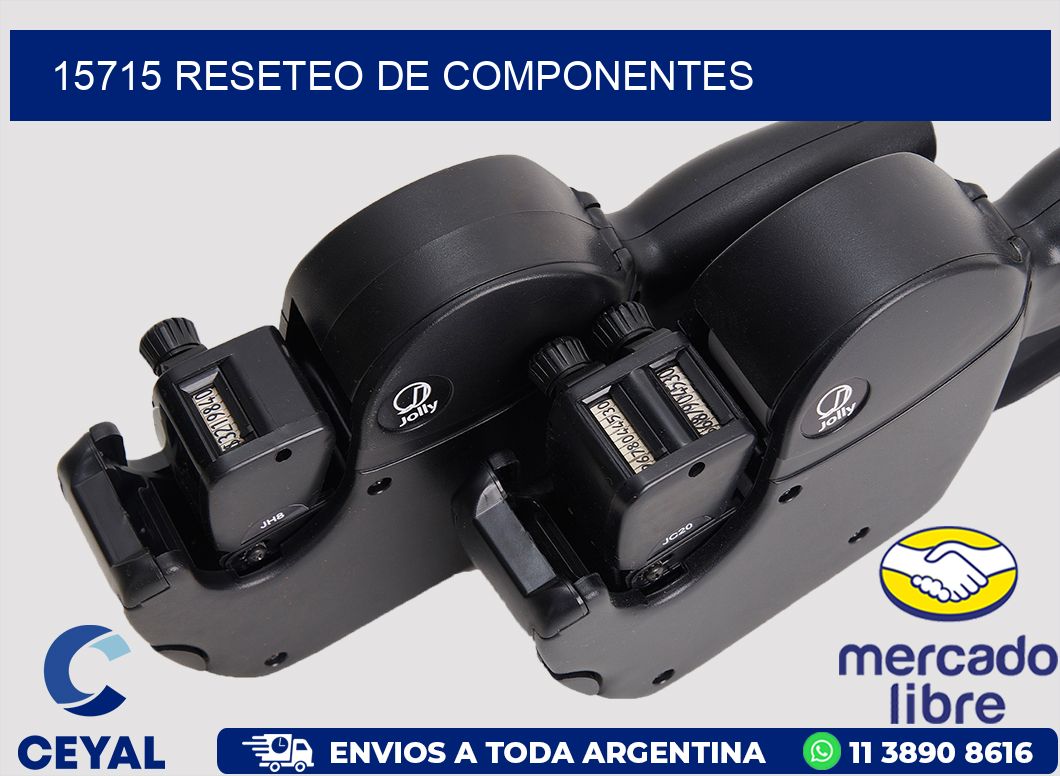 15715 RESETEO DE COMPONENTES