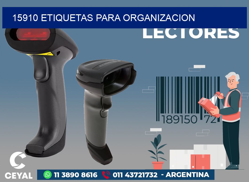 15910 ETIQUETAS PARA ORGANIZACION