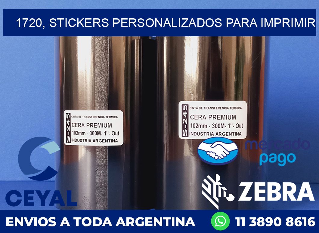 1720, stickers personalizados para imprimir