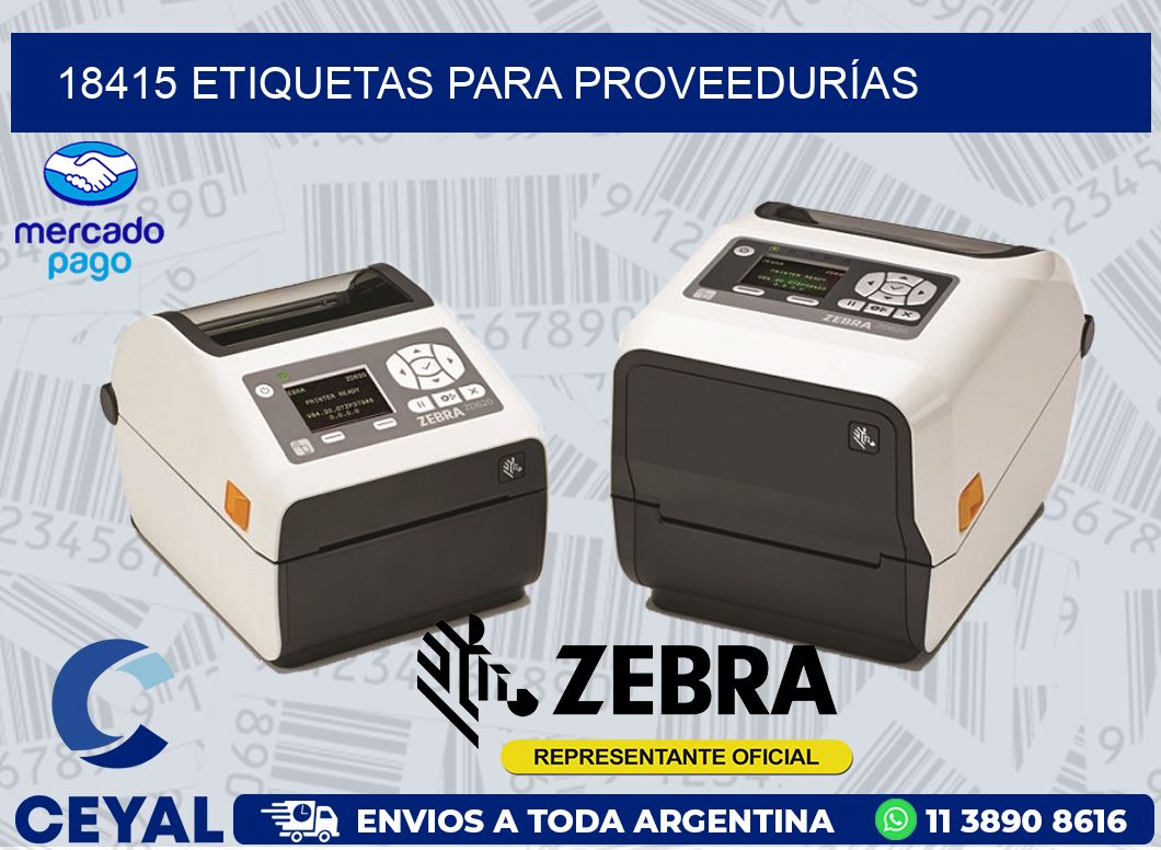 18415 ETIQUETAS PARA PROVEEDURÍAS