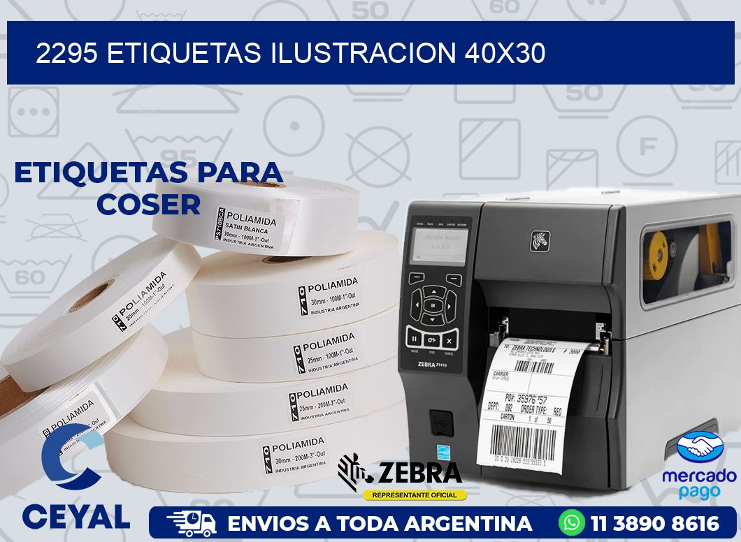 2295 ETIQUETAS ILUSTRACION 40X30