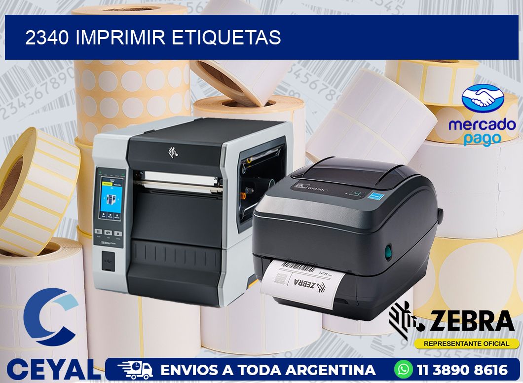 2340 IMPRIMIR ETIQUETAS