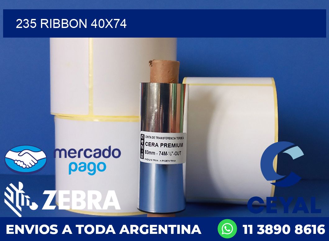 235 RIBBON 40X74