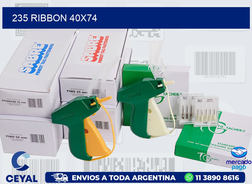 235 RIBBON 40X74