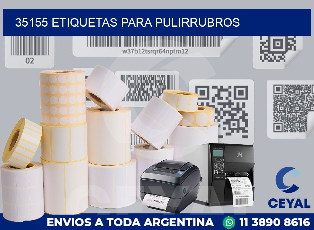 35155 ETIQUETAS PARA PULIRRUBROS
