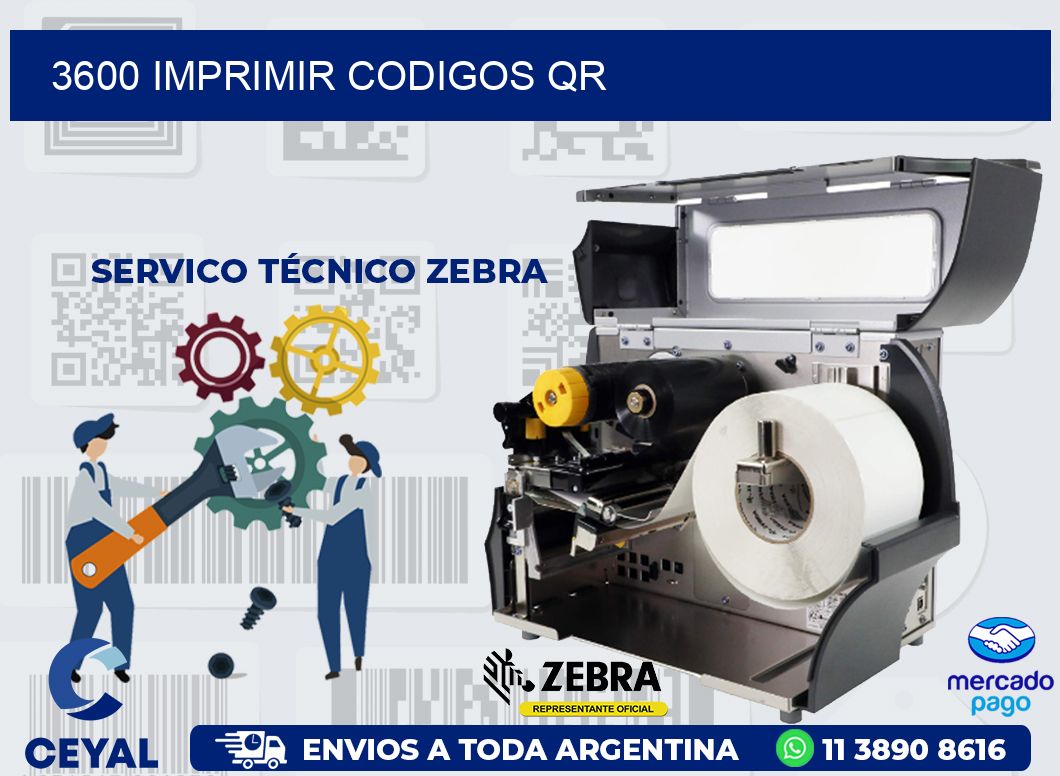 3600 IMPRIMIR CODIGOS QR