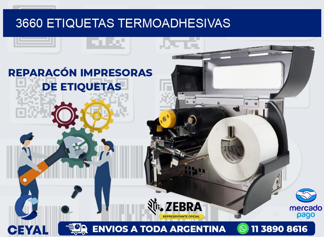 3660 ETIQUETAS TERMOADHESIVAS