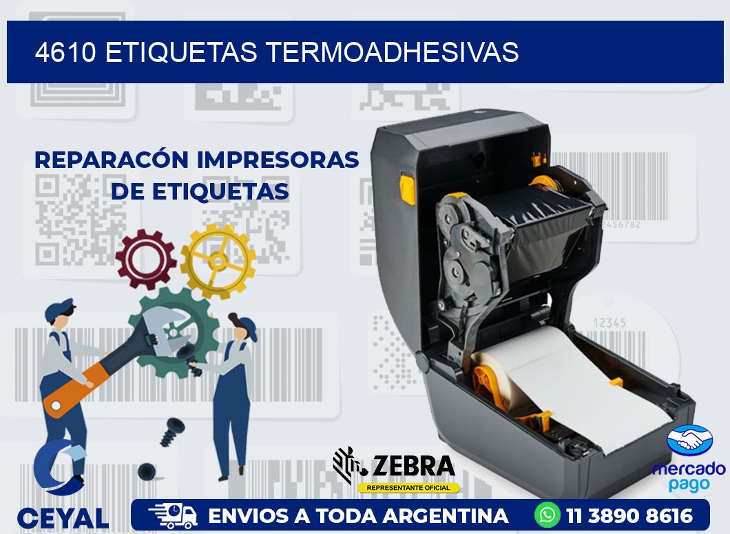 4610 ETIQUETAS TERMOADHESIVAS