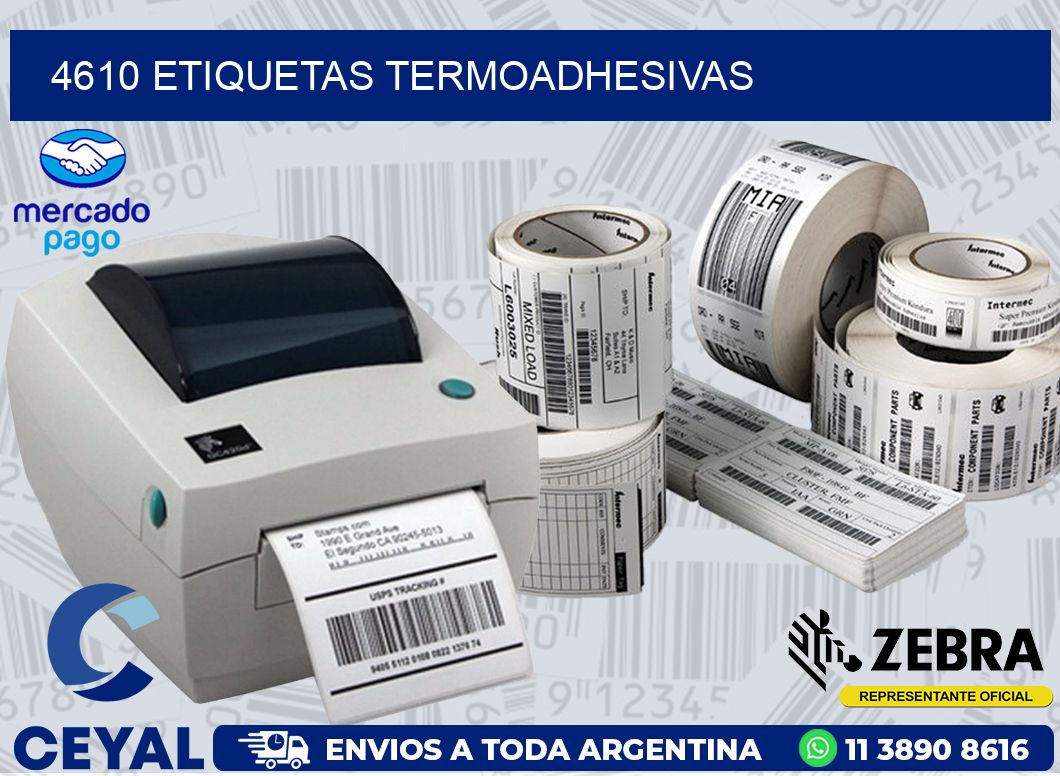 4610 ETIQUETAS TERMOADHESIVAS