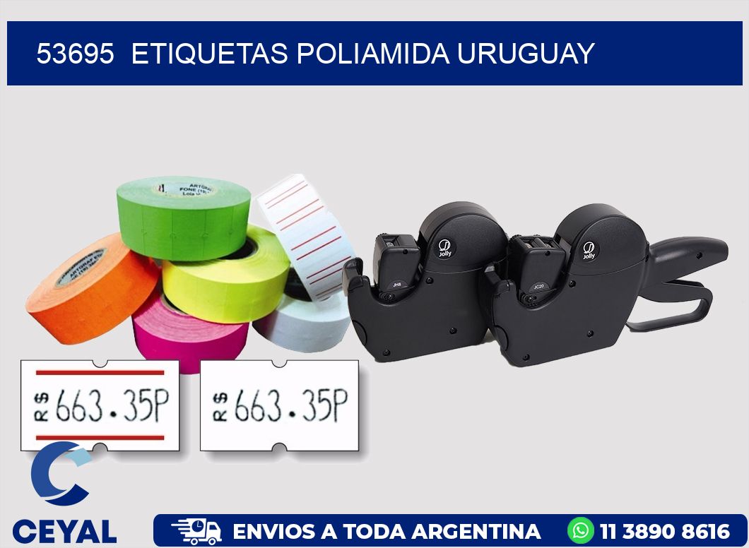 53695 ETIQUETAS POLIAMIDA URUGUAY