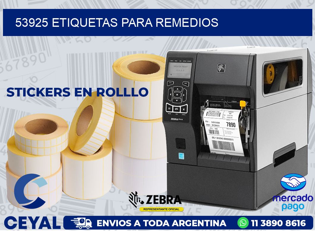 53925 ETIQUETAS PARA REMEDIOS