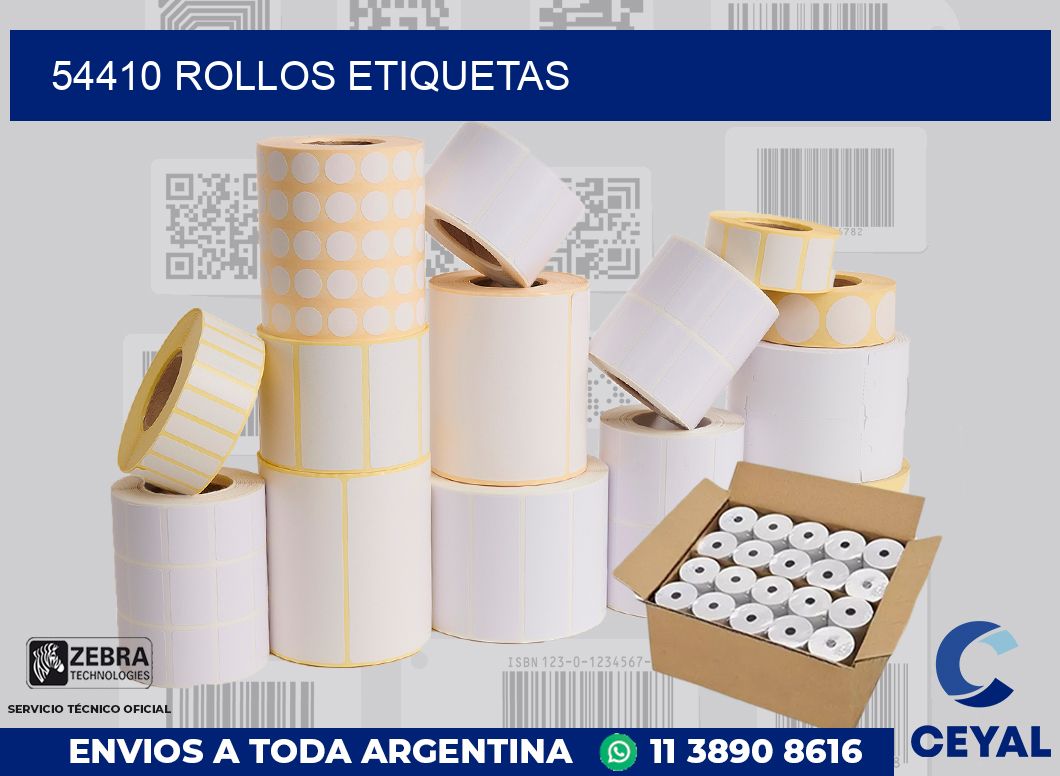 54410 ROLLOS ETIQUETAS
