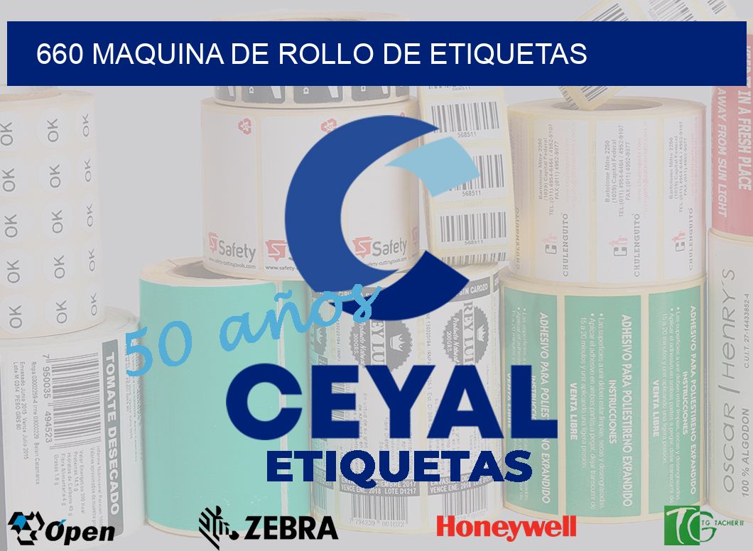 660 MAQUINA DE ROLLO DE ETIQUETAS
