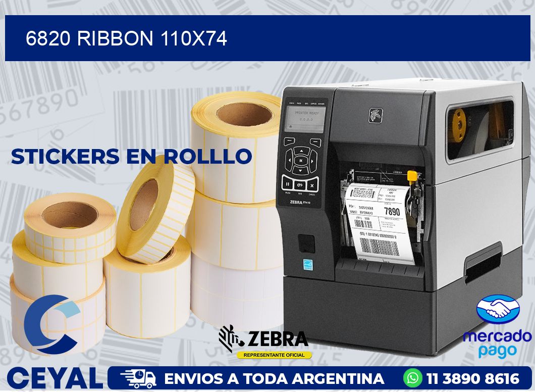 6820 RIBBON 110X74