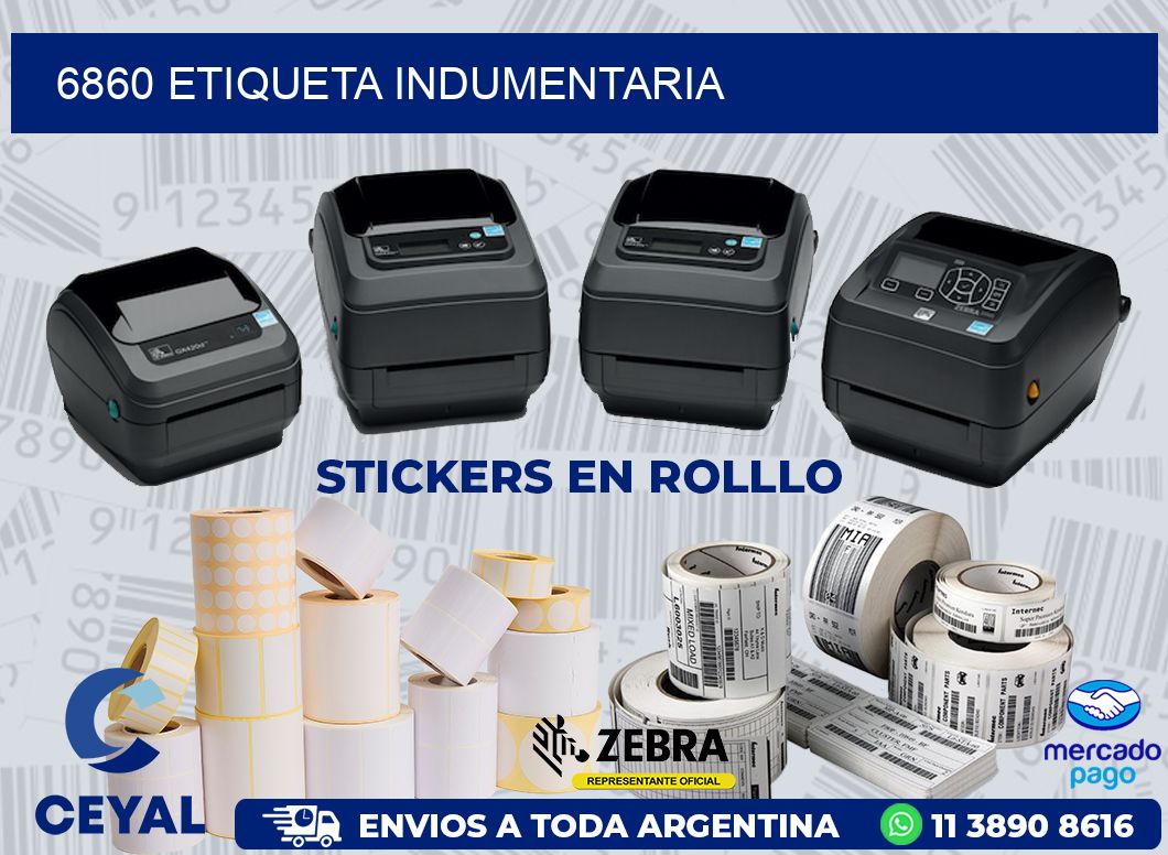 6860 ETIQUETA INDUMENTARIA
